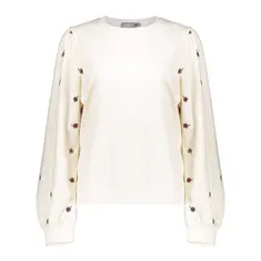 Sweater embroiderd clovers