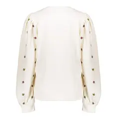 Sweater embroiderd clovers