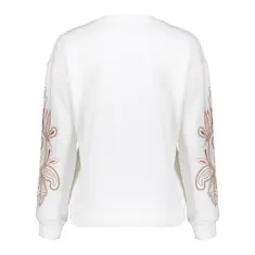 Sweater embroiderd sleeves