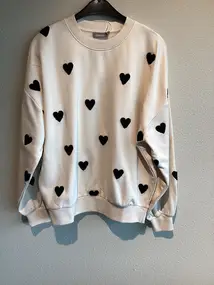 Sweater hearts terry