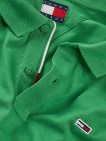 Tommy Hilfiger - Polo korte mouw - Middengroen - Tommy Jeans Men - TJM SLIM PLACKET POLO EXT