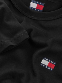 Tommy Hilfiger - T-shirt korte mouw - Zwart - Tommy Jeans Men - TJM REG BADGE TEE EXT