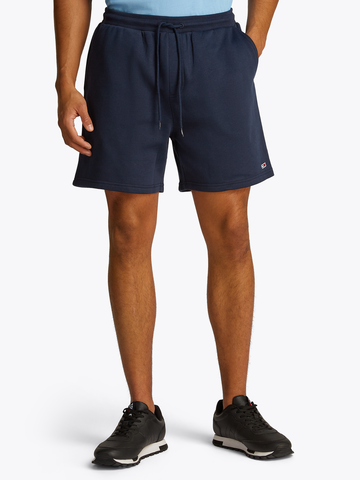 TOMMY JEANS - Korte broek katoen - Marineblauw - Tjm S Flag Beach Short - Dm0Dm21931