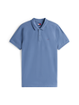 Tommy Jeans - Polo - Blauw - Dm0Dm20676 - Slim Placket Polo Ext