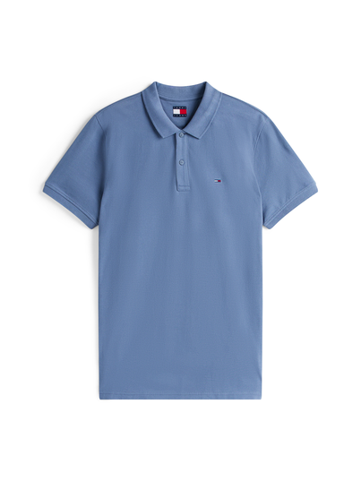 Tommy Jeans - Polo - Blauw - Dm0Dm20676 - Slim Placket Polo Ext