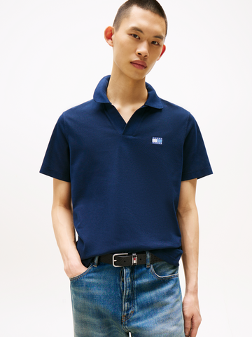 Tommy Jeans - Polo - Marineblauw - Skipper Collar Reg Polo - Dm0Dm21657