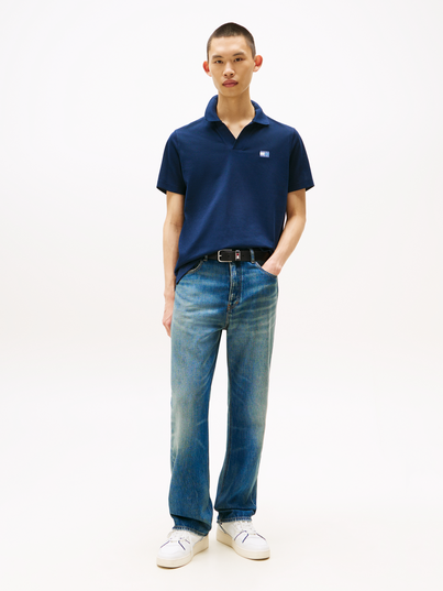 Tommy Jeans - Polo - Marineblauw - Skipper Collar Reg Polo - Dm0Dm21657