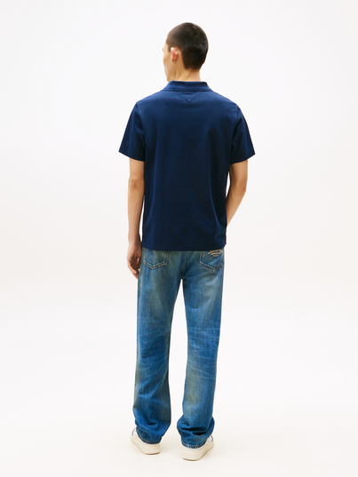 Tommy Jeans - Polo - Marineblauw - Skipper Collar Reg Polo - Dm0Dm21657