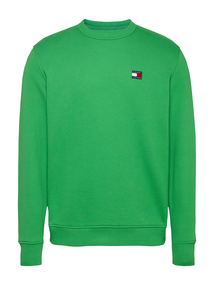 TOMMY JEANS - Sweater lange mouw - Groen - Tjm Reg Badge Crew - Dm0Dm20660