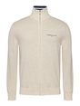 Tommy Jeans - Sweater vest - Beige - Dm0Dm21301 - Tjm Slim Linear Fz Sweater