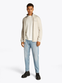 Tommy Jeans - Sweater vest - Beige - Dm0Dm21301 - Tjm Slim Linear Fz Sweater