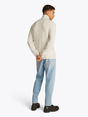 Tommy Jeans - Sweater vest - Beige - Dm0Dm21301 - Tjm Slim Linear Fz Sweater