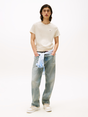 Tommy Jeans - T-shirt korte mouw - Camel - Xslim Jersey Tee Ext - Dm0Dm04411