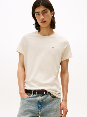 Tommy Jeans - T-shirt korte mouw - Camel - Xslim Jersey Tee Ext - Dm0Dm04411