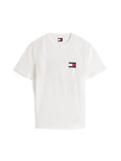 Tommy Jeans - T-shirt korte mouw - Ecru - Reg Flag Graph Bckprnt T Ext - Dm0Dm21910