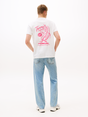 Tommy Jeans - T-shirt korte mouw - Ecru - Reg Novelty Fair Tee Ext - Dm0Dm21829