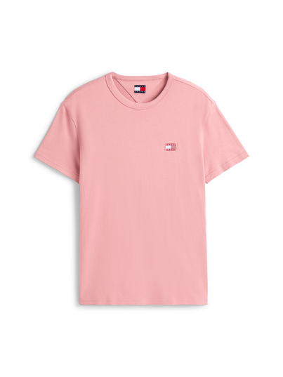 Tommy Jeans - T-shirt korte mouw - Fuchsia - Reg Badge Tee Ext - Dm0Dm20322