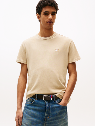 Tommy Jeans - T-shirt korte mouw - Grijs - Reg Badge Tee Ext - Dm0Dm20322