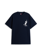 Tommy Jeans - T-shirt korte mouw - Marineblauw - Dm0Dm21830 - Rlx Skater Back Graphic Tee