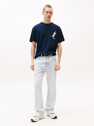 Tommy Jeans - T-shirt korte mouw - Marineblauw - Dm0Dm21830 - Rlx Skater Back Graphic Tee