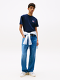 Tommy Jeans - T-shirt korte mouw - Marineblauw - Reg Flag Graph Bckprnt T Ext - Dm0Dm21910
