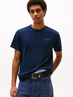 Tommy Jeans - T-shirt korte mouw - Marineblauw - Slim Linear Chest Tee Ext - Dm0Dm21780