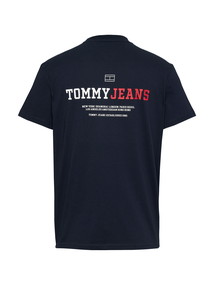 TOMMY JEANS - T-shirt korte mouw - Marineblauw - Tjm Reg Dna Graphic Tee - Dm0Dm20815