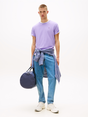 Tommy Jeans - T-shirt korte mouw - Paars - Dm0Dm04411 - Xslim Jersey Tee Ext