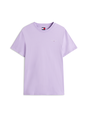 Tommy Jeans - T-shirt korte mouw - Paars - Dm0Dm21780 - Slim Linear Chest Tee Ext