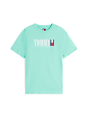 Tommy Jeans - T-shirt korte mouw - Petrol - Reg Tommy Dna Flag Tee Ext - Dm0Dm21941
