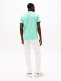 Tommy Jeans - T-shirt korte mouw - Petrol - Slim Linear Chest Tee Ext - Dm0Dm21780
