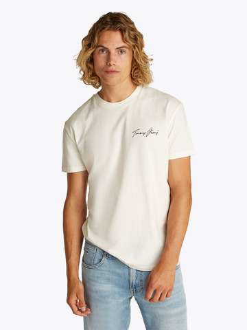TOMMY JEANS - T-shirt korte mouw - Wit - Tjm Reg Novelty Tee - Dm0Dm21345