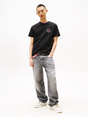 Tommy Jeans - T-shirt korte mouw - Zwart - Dm0Dm21586 - Reg Small Motif Tee Ext