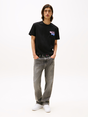 Tommy Jeans - T-shirt korte mouw - Zwart - Reg Stack Backprint Tee Ext - Dm0Dm21589