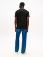 Tommy Jeans - T-shirt korte mouw - Zwart - Slim Linear Chest Tee Ext - Dm0Dm21780