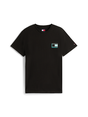 Tommy Jeans - T-shirt korte mouw - Zwart - Slim Pop Color Flag Tee Ext - Dm0Dm21577
