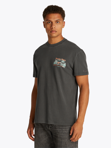 TOMMY JEANS - T-shirt korte mouw - Zwart - Tjm Reg Cabana Ss Tee - Dm0Dm21866