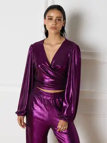 Vaira wrap blouse