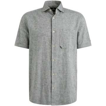 Vanguard - Overhemd korte mouw - Grijs - Vsis2504260 - Short Sleeve Shirt Linen Cotton bl