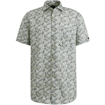 Vanguard - Overhemd korte mouw - Wit - Vsis2503232 - Short Sleeve Shirt Printed Tencel