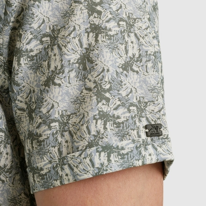 Vanguard - Overhemd korte mouw - Wit - Vsis2503232 - Short Sleeve Shirt Printed Tencel