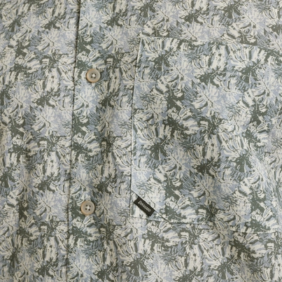Vanguard - Overhemd korte mouw - Wit - Vsis2503232 - Short Sleeve Shirt Printed Tencel