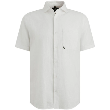 Vanguard - Overhemd korte mouw - Wit - Vsis2505280 - Short Sleeve Shirt Linen Cotton bl