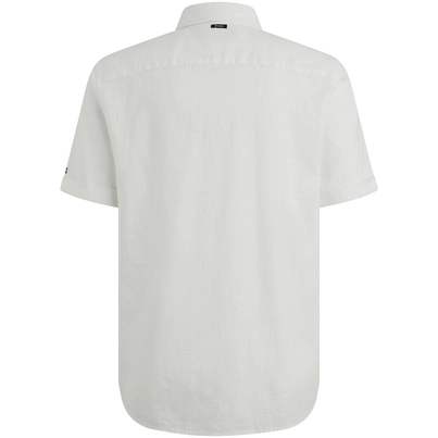 Vanguard - Overhemd korte mouw - Wit - Vsis2505280 - Short Sleeve Shirt Linen Cotton bl