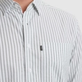 Vanguard - Overhemd lange mouw - Donkergroen - Vsi2503223 - Long Sleeve Shirt YD Dobby stripe