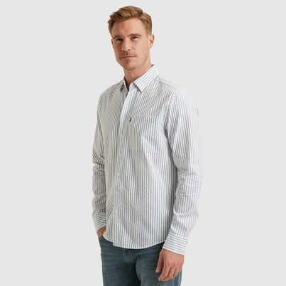 Vanguard - Overhemd lange mouw - Donkergroen - Vsi2503223 - Long Sleeve Shirt YD Dobby stripe