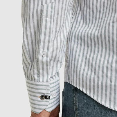 Vanguard - Overhemd lange mouw - Donkergroen - Vsi2503223 - Long Sleeve Shirt YD Dobby stripe
