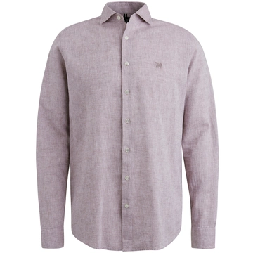 Vanguard - Overhemd lange mouw - Paars - Vsi2503220 - Long Sleeve Shirt Linen Cotton ble