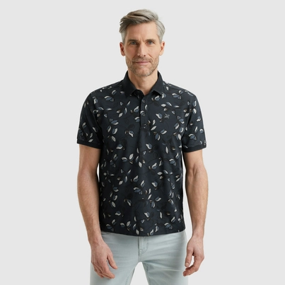 Vanguard - Polo - Blauw - Vpss2505881 - Short sleeve polo stretch pique bl