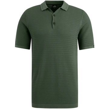 Vanguard - Polo - Donkergroen - Vpss2503828 - Short sleeve polo cotton modal